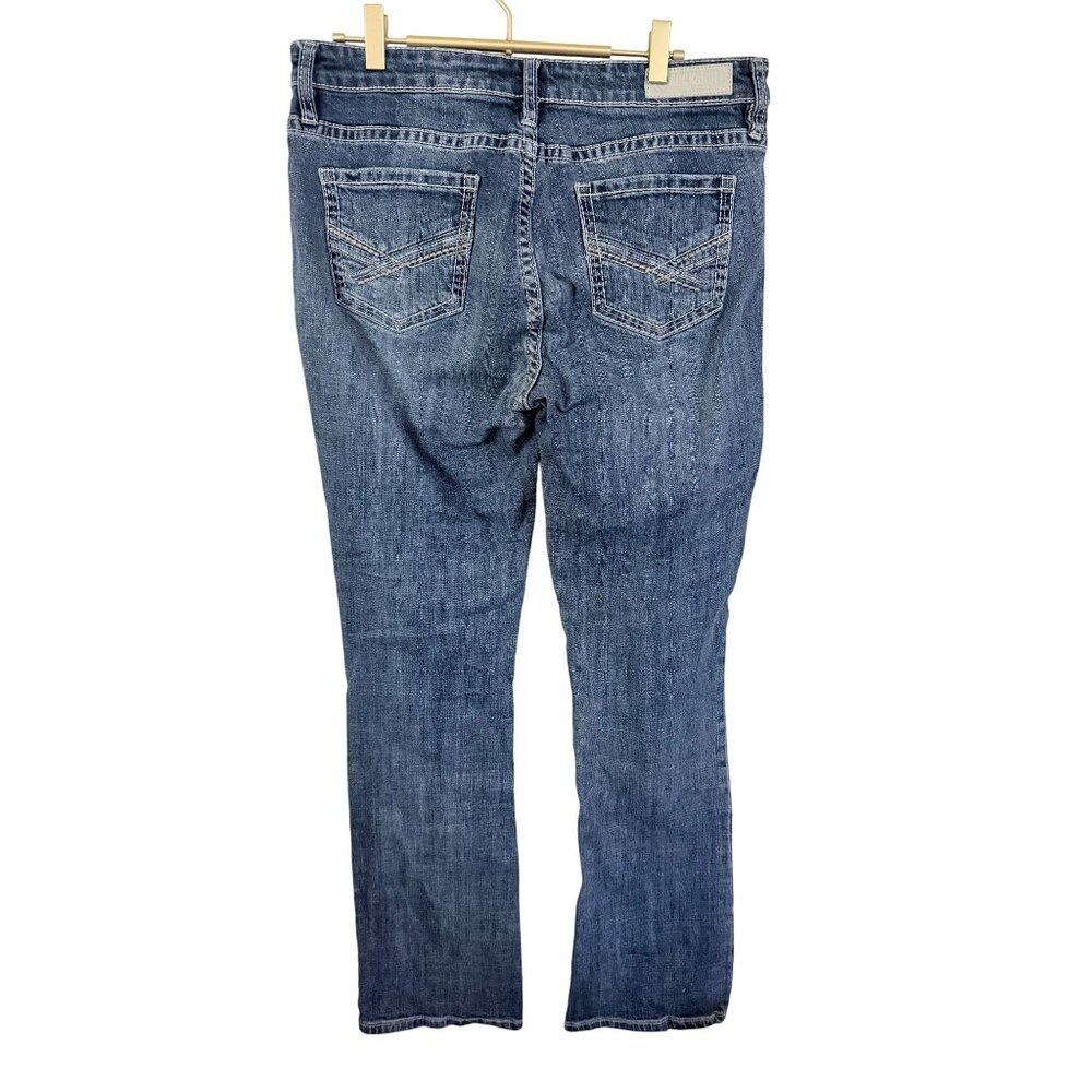 Rock & Roll Denim Jeans Womens 32x33‎ Straight Western Cowgirl Rodeo - Picture 4 of 12